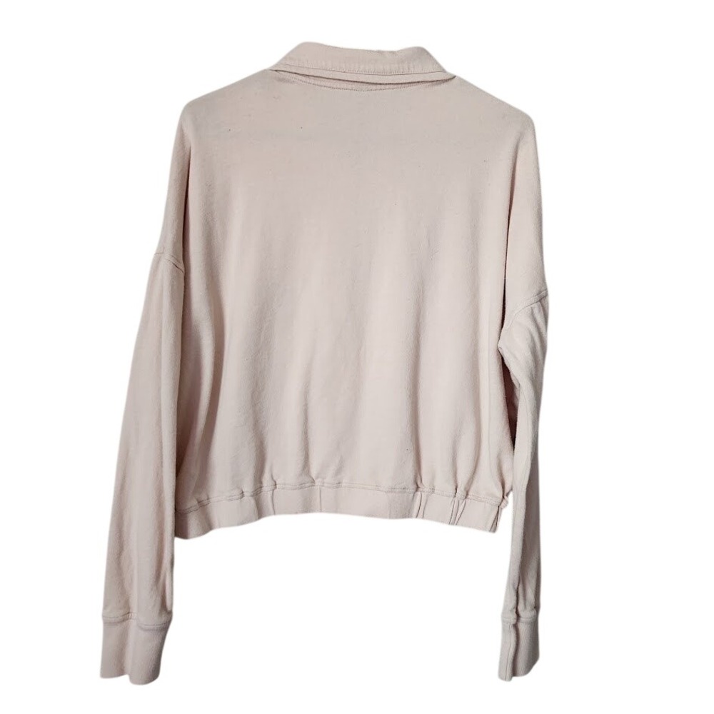 VUORI Restore 1/2 Zip Pullover French Terry Sweatshirt Dusk Pink athleisure S - Picture 2 of 5